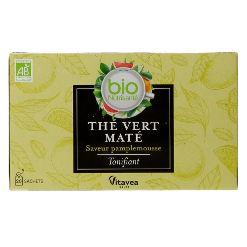 Nutrisanté Thé Vert Maté Tonifiant