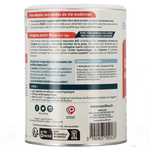 Nuviline Beauty Collagène Marin Acide Hyaluronique