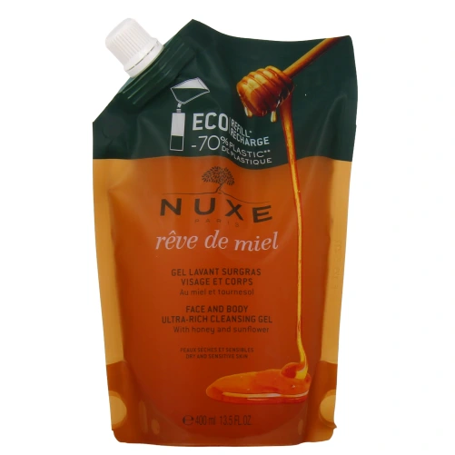 Nuxe Rêve de Miel Gel Lavant Surgras Visage et Corps