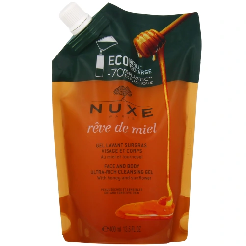 Nuxe Rêve de Miel Gel Lavant Surgras Visage et Corps