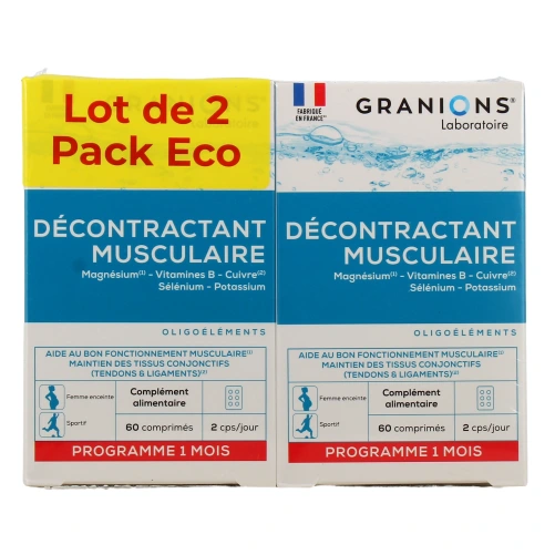 Granions décontractant musculaire