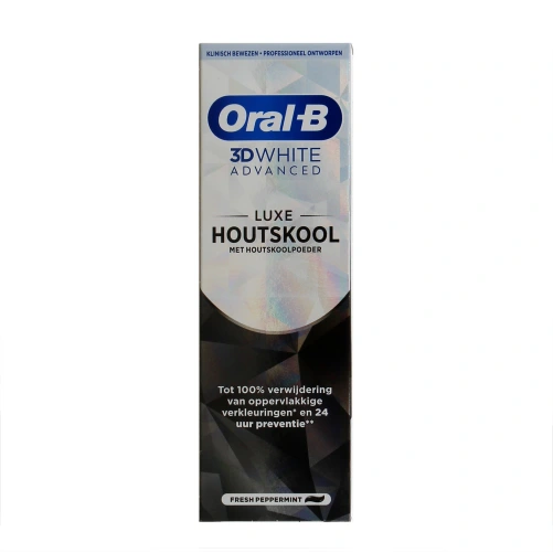 Oral B 3D White Advanced Dentifrice Luxe Charbon