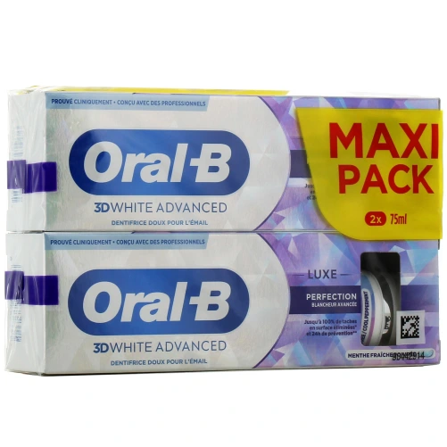 Oral B 3D White Advanced Luxe Perfection Dentifrice