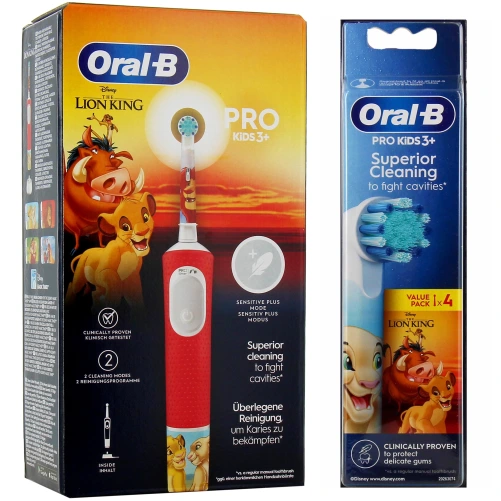Oral B Kids Brosse à Dents Électrique 3 ans et +
