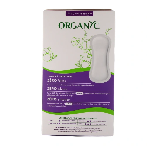Organyc Protections Fuites Urinaires Bio