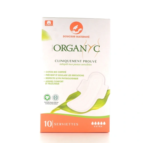 Organyc Serviettes Douceur Maternité