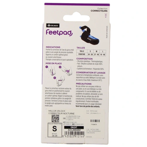 Orliman Correcteur Nocturne Hallux Valgus