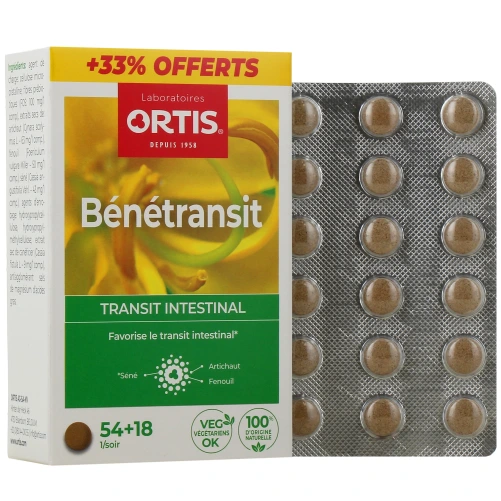 Ortis Benetransit Transit Intestinal Comprimés