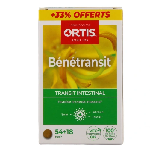 Ortis Benetransit Transit Intestinal Comprimés