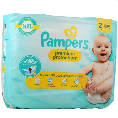 Pampers Couches Premium Protection