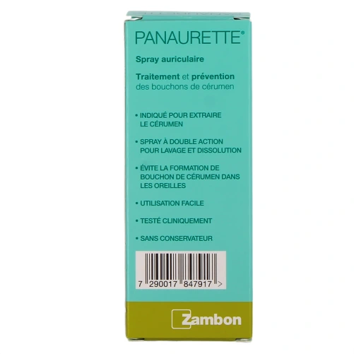 Panaurette Traitement et Prévention des Bouchons de Cérumen