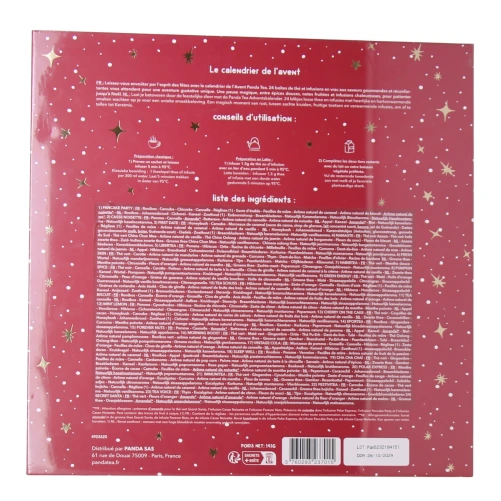 Panda Tea Calendrier de l'Avent