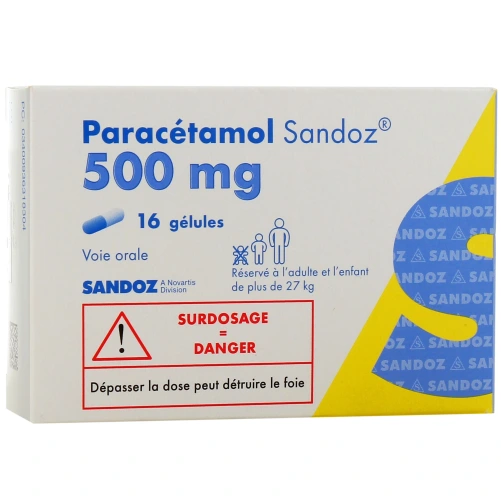 Paracétamol 500mg