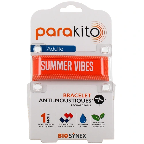 Parakito Bracelet Anti Moustique Rechargeable Adulte