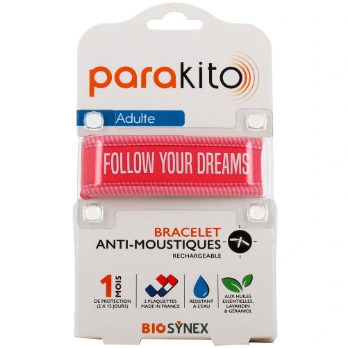 Parakito Bracelet Anti Moustique Rechargeable Adulte