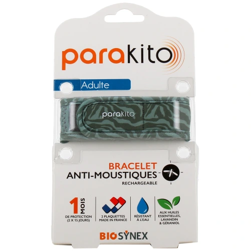 Parakito Bracelet Anti Moustique Rechargeable Adulte
