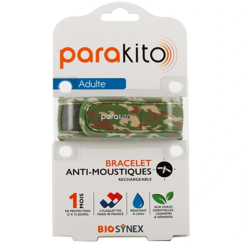 Parakito Bracelet Anti Moustique Rechargeable Adulte