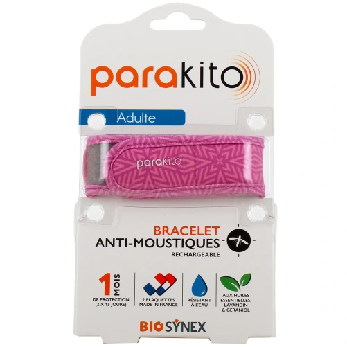 Parakito Bracelet Anti Moustique Rechargeable Adulte