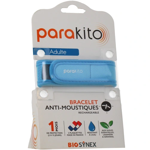 Parakito Bracelet Anti Moustique Rechargeable Adulte
