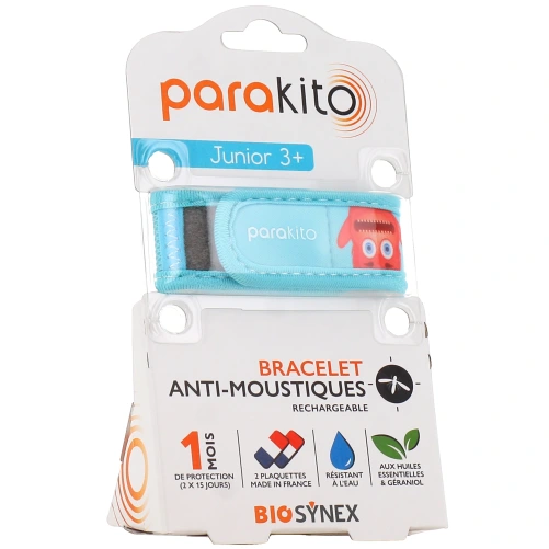 Parakito Bracelet Anti Moustique Rechargeable Enfant