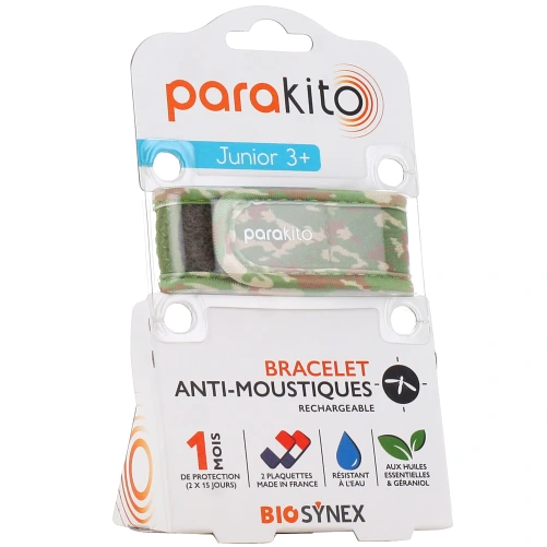 Parakito Bracelet Anti Moustique Rechargeable Enfant