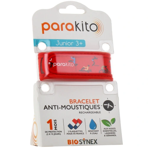 Parakito Bracelet Anti Moustique Rechargeable Enfant