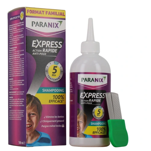 Paranix Express Action Rapide Anti-Poux 5 Minutes