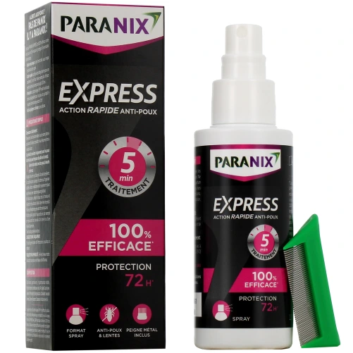 Paranix Express Action Rapide Anti-Poux 5 Minutes