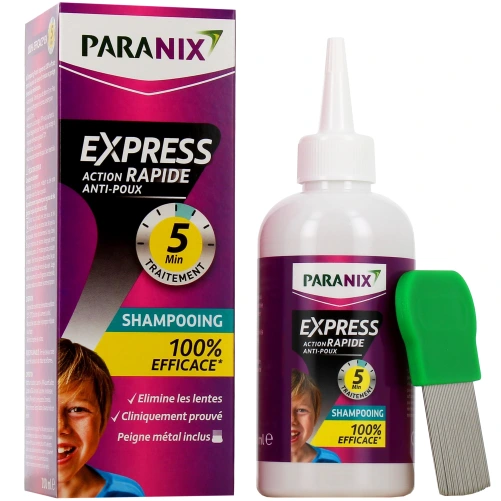 Paranix Express Action Rapide Anti-Poux 5 Minutes
