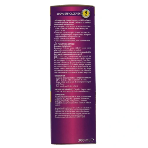 Paranix Express Action Rapide Anti-Poux 5 Minutes