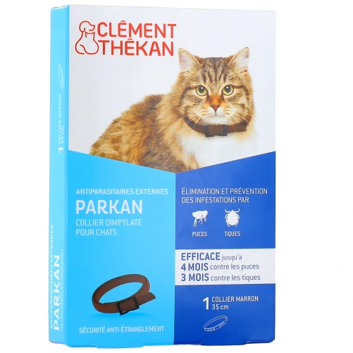 Clément Thékan Parkan Collier Antiparasitaire Chat