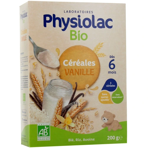 Physiolac Bio Céréales Vanille