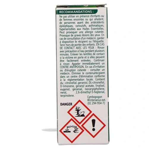 Phytosun Aroms Huile Essentielle Citronnelle de Java