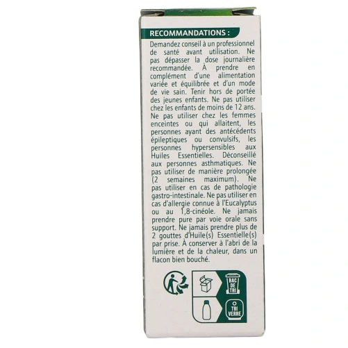 Phytosun Aroms Huile Essentielle d’Eucalyptus Globulus