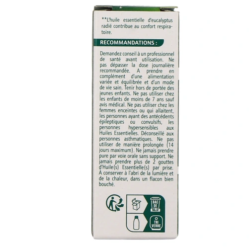 Phytosun Arôms Huile Essentielle Eucalyptus Radié Bio