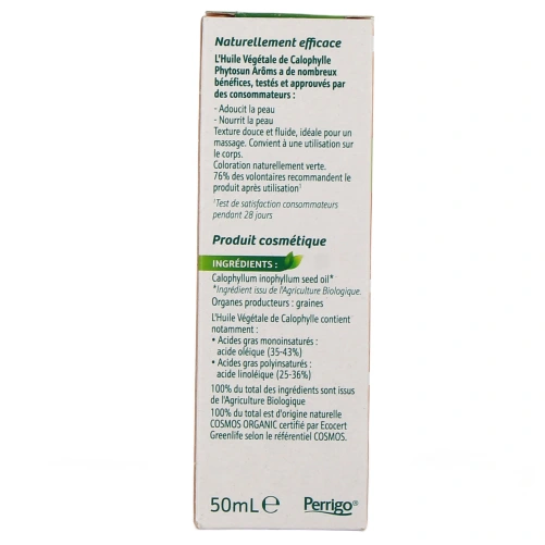 Phytosun Aroms Huile Végétale de Calophylle Bio