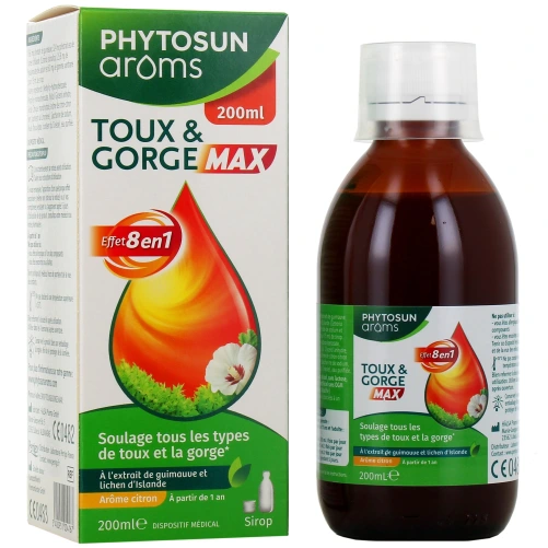 Phytosun Aroms Sirop Toux & Gorge Max