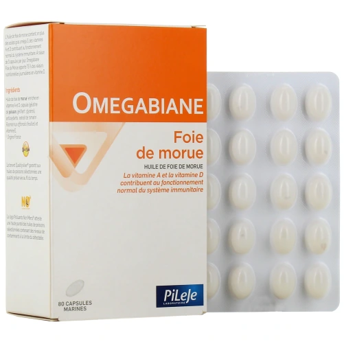 Pileje Omegabiane Foie de Morue