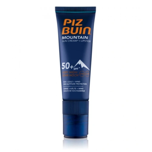 Piz Buin Mountain Crème Solaire Visage avec Stick Lèvres