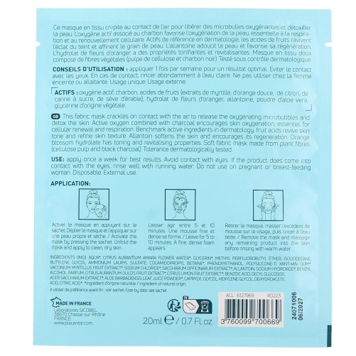 Placentor Masque Tissu