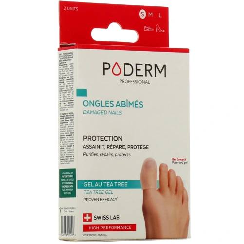 Poderm Capuchon d'Orteil Ongles Abîmés