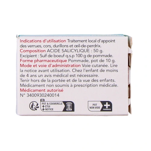 Pommade Cochon Verrues Cors aux pieds