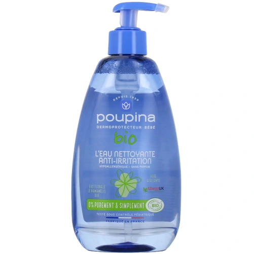 Poupina Eau Nettoyante Bio Anti-Irritation