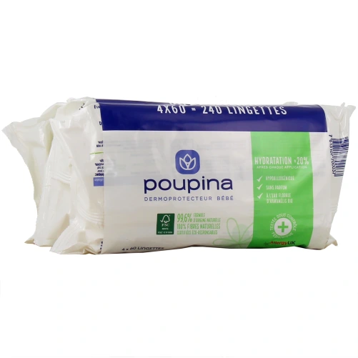 Poupina Lingette Naturelle pour bébé