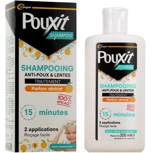 Pouxit Shampooing Anti-Poux et Lentes