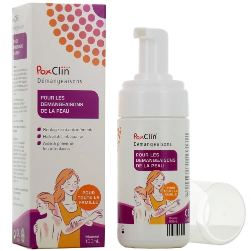 PoxClin Démangeaisons Mousse Apaisante