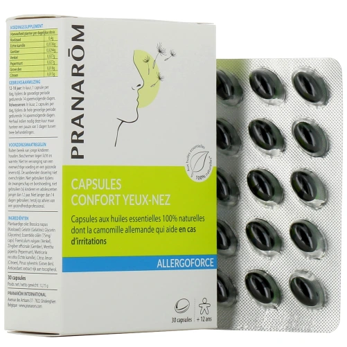 Pranarom Allergoforce Capsules Nez et Yeux
