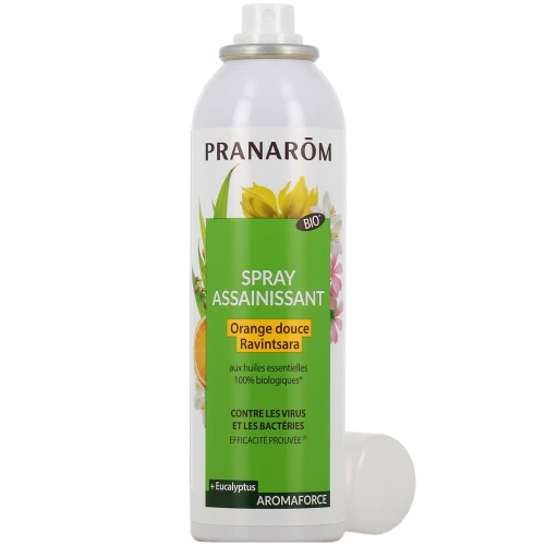 Pranarom Aromaforce Spray Assainissant Orange Douce Ravintsara Bio