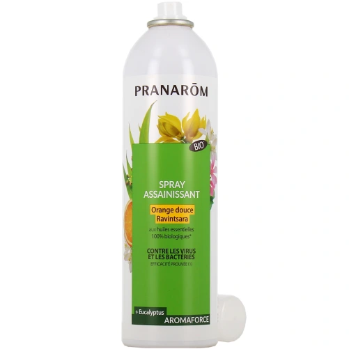 Pranarom Aromaforce Spray Assainissant Orange Douce Ravintsara Bio