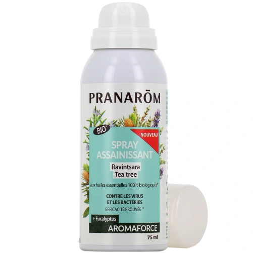 Pranarom Aromaforce Spray Assainissant Ravintsara Tea-Tree BIO